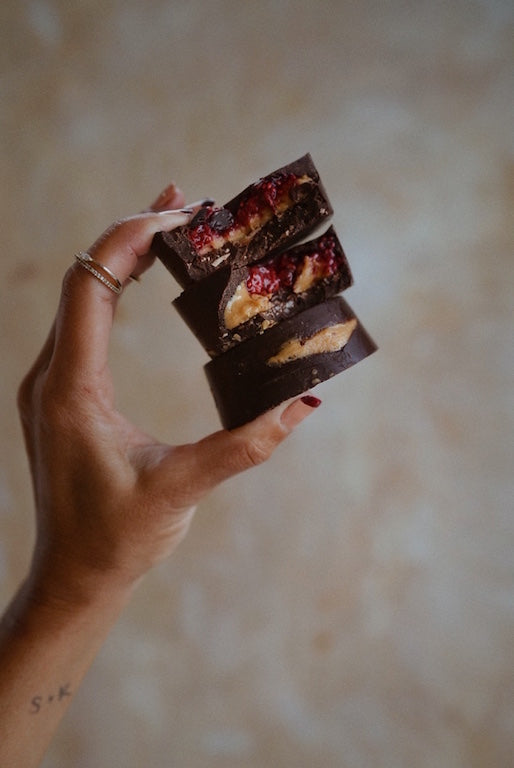 Keto Coco Choc-Berry Bombs