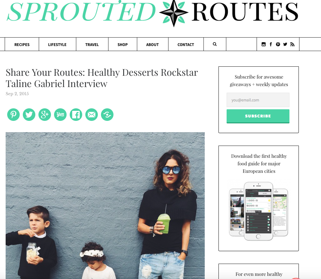 Sprouted Routes